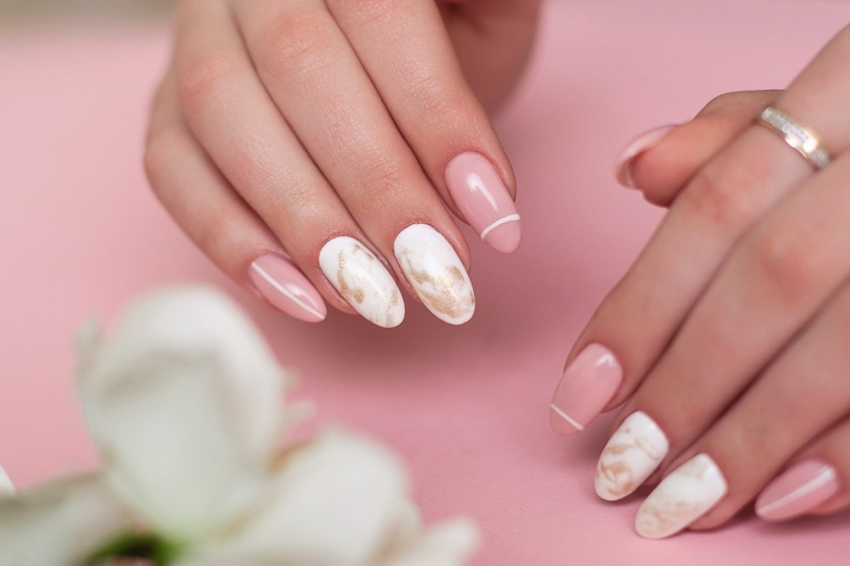 Professional nail and pedicure treatment